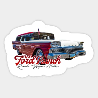 1959 Ford Ranch Station Wagon Sticker
